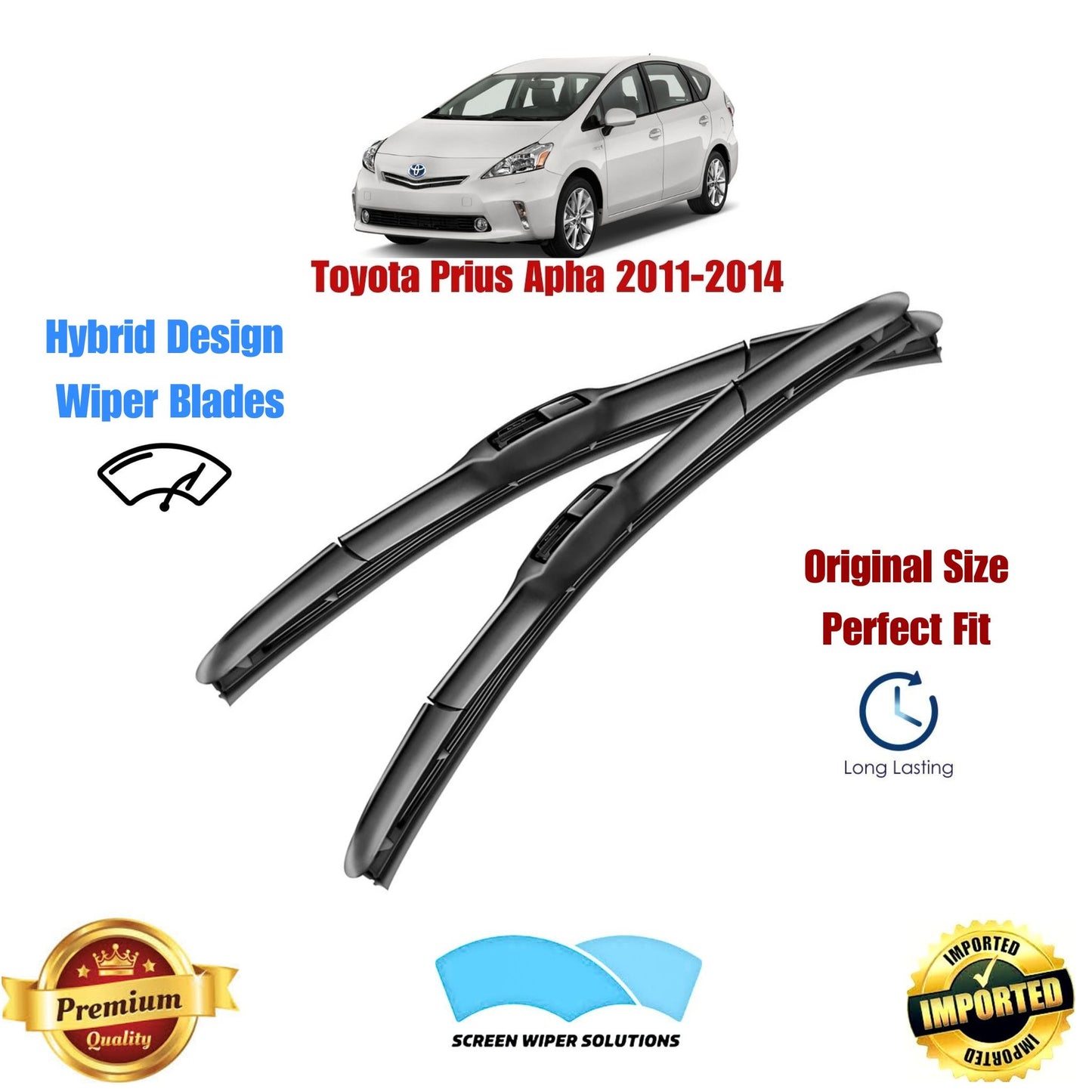 Toyota Prius Apha 2011-2014 Aero_Soft_Wiper_Blade_Set_in_Pakistan