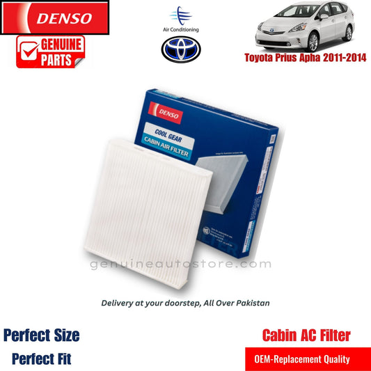 Toyota Prius Apha 2011-2014 Denso Genuine Cabin Ac Filter in Pakistan. 100% Genuine, Reliable, Best Price, Cash on Delivery Available   