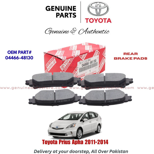 Toyota Prius Apha 2011-2014 Genuine Rear Brake Pads 04466-48130 Pakistan