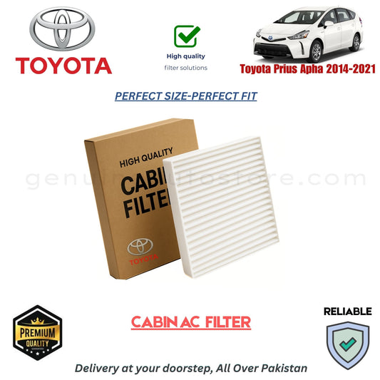 Toyota Prius Apha 2014-2021 CABIN AC FILTER in Pakistan. 100% Genuine, Reliable, Best Price, Cash on Delivery Available 
