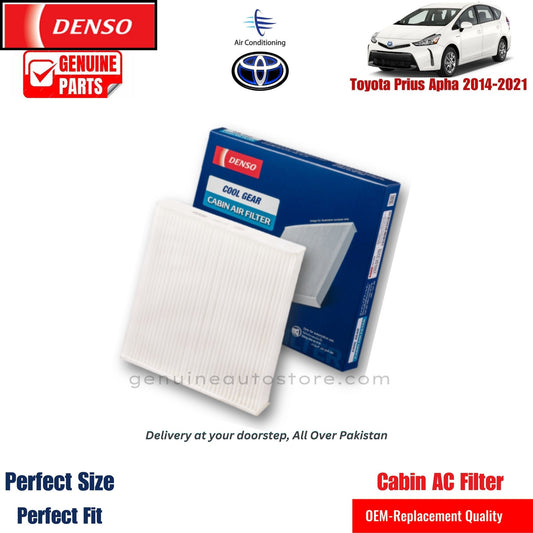Toyota Prius Apha  2014-2021 Denso Genuine Cabin Ac Filter in Pakistan. 100% Genuine, Reliable, Best Price, Cash on Delivery Available   