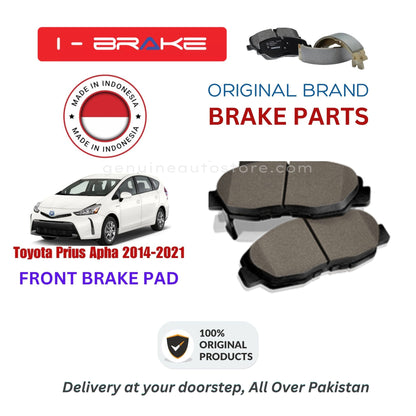 Toyota Prius Apha 2014-2021 Front Brake Pads iBrake Indonesia Genuine