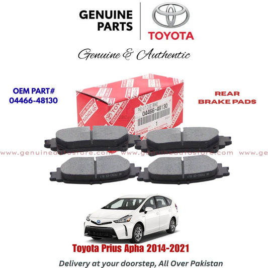 Toyota Prius Apha 2014-2021 Genuine Rear Brake Pads 04466-48130 Pakistan