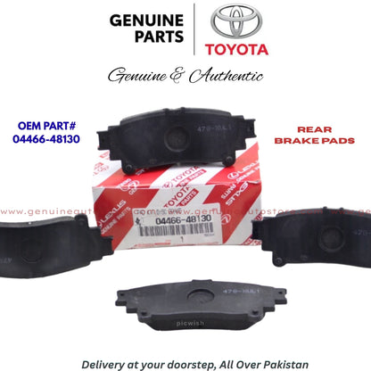 Toyota Prius Apha 2014-2021 Genuine Rear Brake Pads 04466-48130 Pakistan