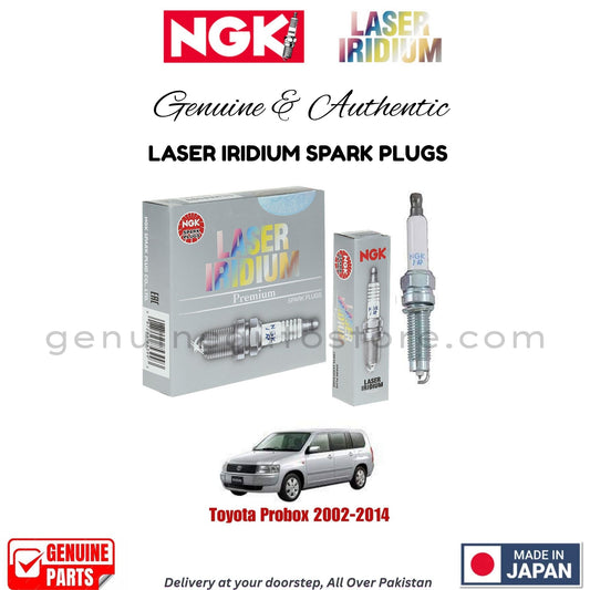 Toyota Probox 2002-2014 NGK LASER IRIDIUM SPARK PLUGS in Pakistan. 100% Genuine, Reliable, Best Price, Cash on Delivery Available