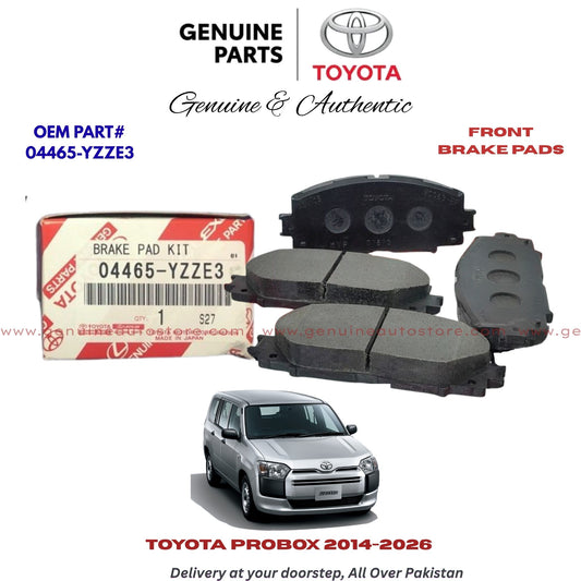 Toyota Probox 2014-2026 Genuine Front Brake Pads 04465-YZZE3 Pakistan