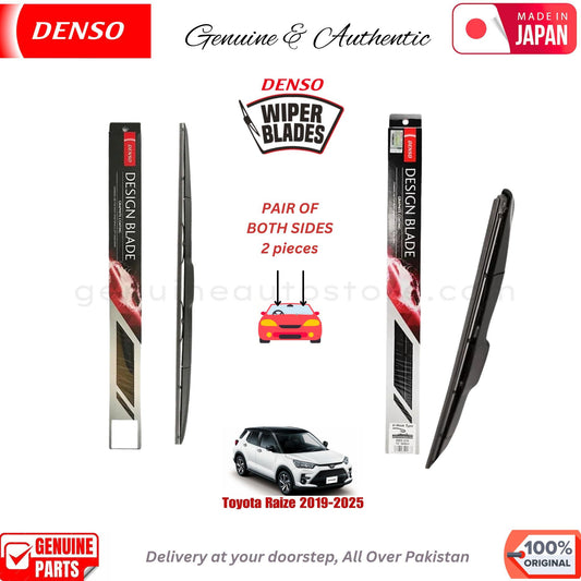 Toyota Raize 2019-2025 DENSO JAPAN WIPER BLADE SET in Pakistan. 100% Genuine, Original, Best Price, Cash on Delivery Available