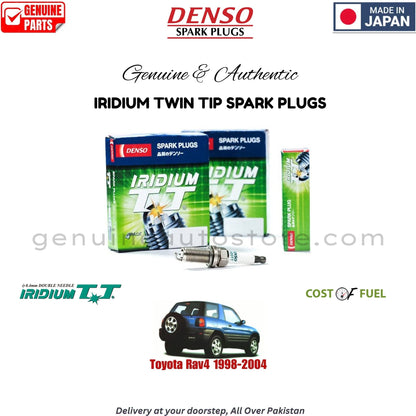 Toyota Rav4 1998-2004 DENSO IRIDIUM TWIN TIP SPARK PLUG in Pakistan, 100% Genuine, Reliable, Best Price, Cash on Delivery Available    