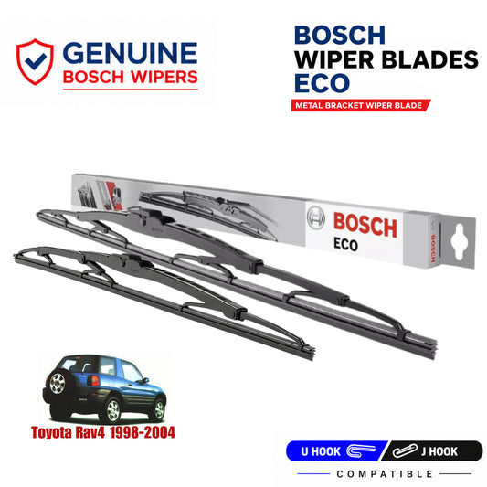 Bosch Genuine metal front wiper set for Toyota Rav4 1998-2004, pair of two