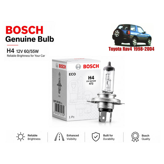 Toyota Rav4 1998-2004 Headlight Bulb Bosch in Pakistan