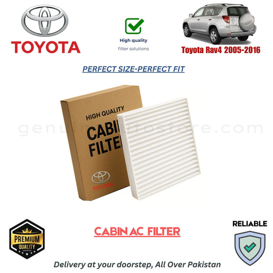 Toyota Rav4 2005-2016 CABIN AC FILTER in Pakistan. 100% Genuine, Reliable, Best Price, Cash on Delivery Available 