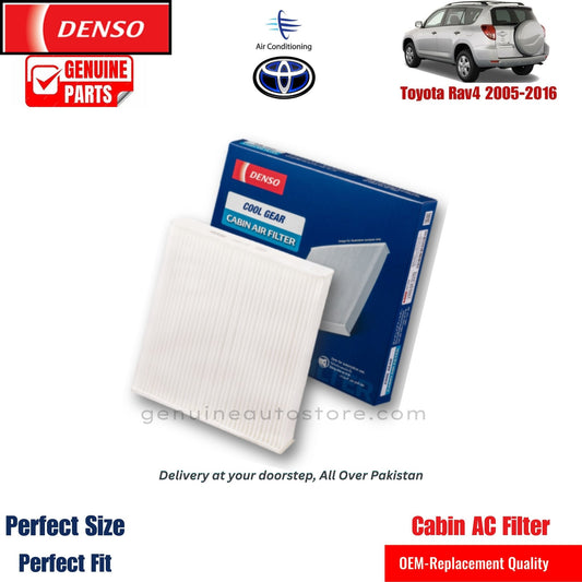 Toyota Rav4 2005-2016 Denso Genuine Cabin Ac Filter in Pakistan. 100% Genuine, Reliable, Best Price, Cash on Delivery Available   