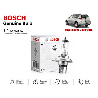 Toyota Rav4 2005-2016 Headlight Bulb Bosch in Pakistan 