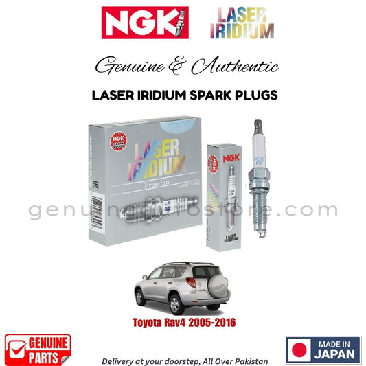 Toyota Rav4 2005-2016 NGK LASER IRIDIUM SPARK PLUGS in Pakistan. 100% Genuine, Reliable, Best Price, Cash on Delivery Available