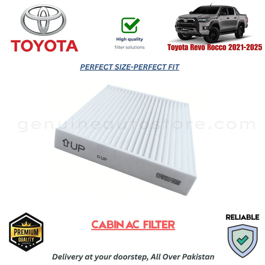 Toyota Revo Rocco 2021-2025 CABIN AC FILTER in Pakistan. 100% Genuine, Reliable, Best Price, Cash on Delivery Available 