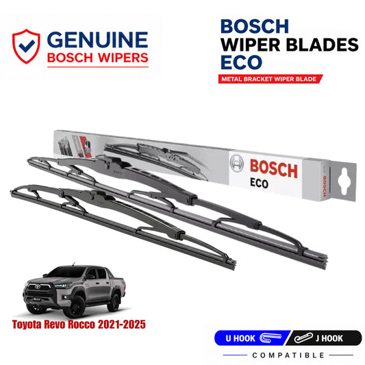 Bosch Genuine metal front wiper set for Toyota Revo Rocco 2021-2025, pair of two