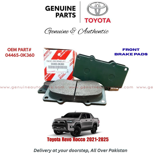 Toyota Revo Rocco 2021-2025 Genuine Front Brake Pads 04465-0K360 Pakistan