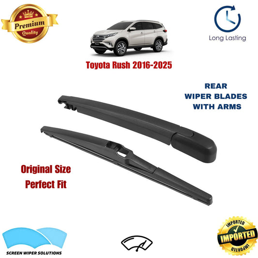 Toyota Rush 2016-2025 Rear Wiper Blade with Arm in Pakistan