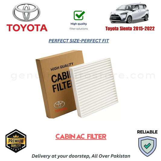 Toyota Sienta 2015-2022 CABIN AC FILTER in Pakistan. 100% Genuine, Reliable, Best Price, Cash on Delivery Available 