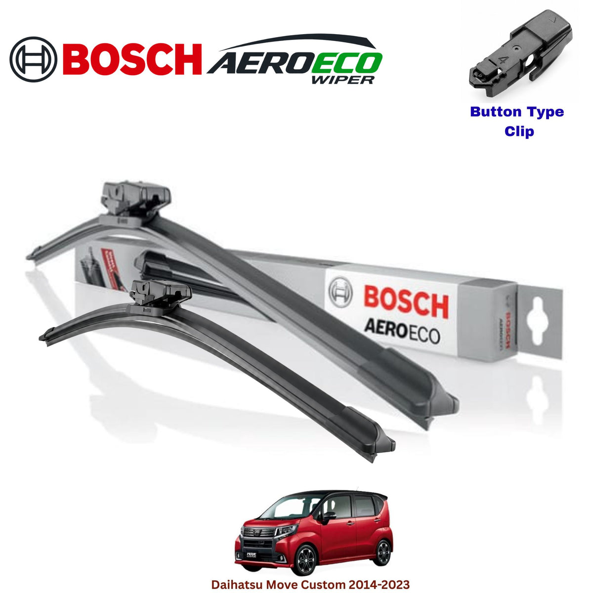 Bosch Genuine front wiper set for Toyota Sienta 2015-2022