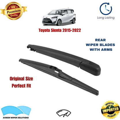 Toyota Sienta 2015-2022 Rear Wiper Blade with Arm in Pakistan