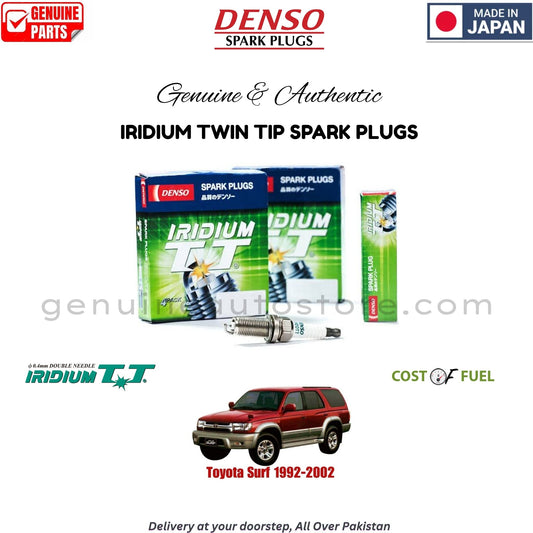Toyota Surf 1992-2002 DENSO IRIDIUM TWIN TIP SPARK PLUG in Pakistan, 100% Genuine, Reliable, Best Price, Cash on Delivery Available    