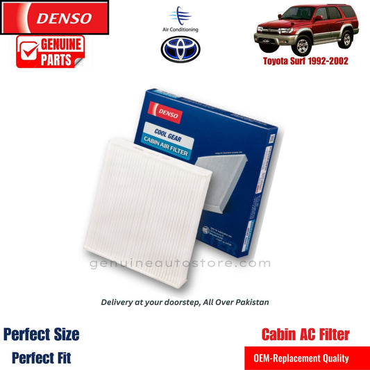 Toyota Surf 1992-2002 Denso Genuine Cabin Ac Filter in Pakistan. 100% Genuine, Reliable, Best Price, Cash on Delivery Available   
