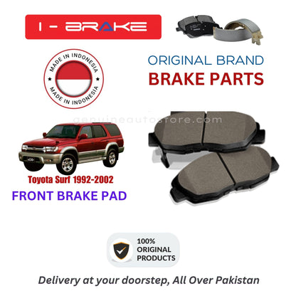 Toyota Surf 1992-2002 Front Brake Pads iBrake Indonesia Genuine