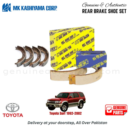 Toyota Surf 1992-2002  MK JAPAN REAR BRAKE SHOE SET in Pakistan. 100% Genuine, Reliable, Best Price, Cash on Delivery Available