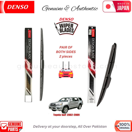 Toyota Surf 2002-2009 DENSO JAPAN WIPER BLADE SET in Pakistan. 100% Genuine, Original, Best Price, Cash on Delivery Available