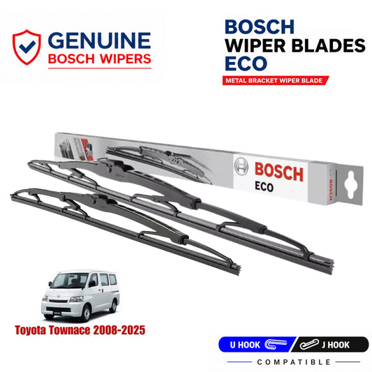 Bosch Genuine metal front wiper set for Toyota Townace 2008-2025, pair of two