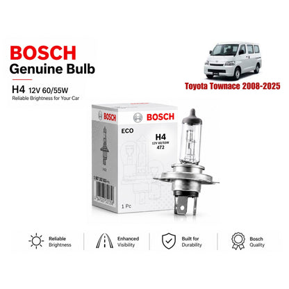 Toyota Townace 2008-2025 Headlight Bulb Bosch in Pakistan