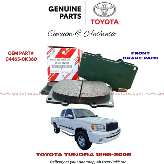 Toyota Tundra 1999-2006 Genuine Front Brake Pads 04465-0K360 Pakistan