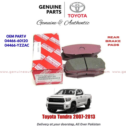 Toyota Tundra 2007-2013 Genuine Rear Brake Pads 04466-60120 Pakistan