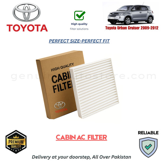 Toyota Urban Cruiser 2009-2012 CABIN AC FILTER in Pakistan. 100% Genuine, Reliable, Best Price, Cash on Delivery Available 