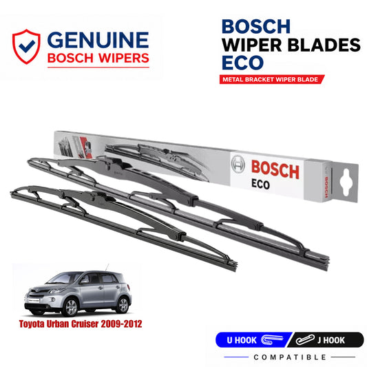 Bosch Genuine metal front wiper set for Toyota Urban Cruiser 2009-2012, pair of two