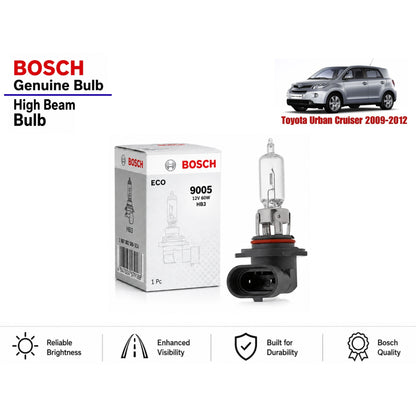 Toyota Urban Cruiser 2009-2012 High Beam Headlight Bulb Bosch in Pakistan