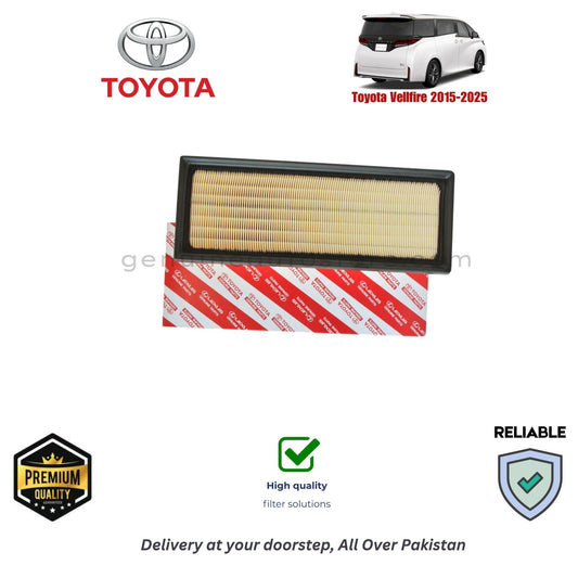 Toyota Vellfire 2015-2025  Air Filter Premium Quality in Pakistan, 100% Genuine, Reliable, Best Price, Cash on Delivery 