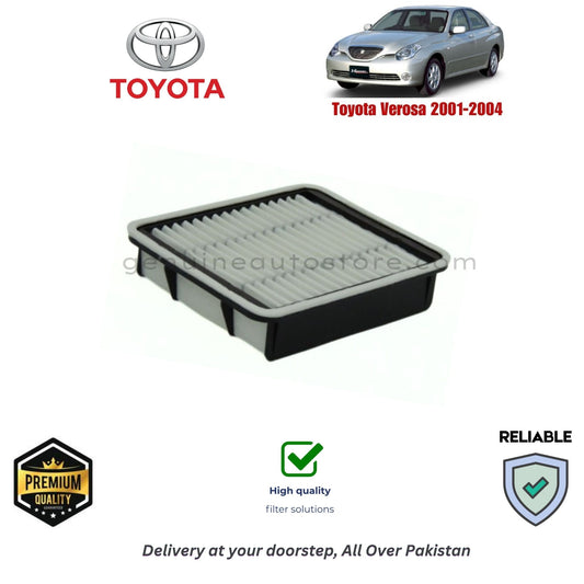 Toyota Verosa 2001-2004 Air Filter Premium Quality in Pakistan, 100% Genuine, Reliable, Best Price, Cash on Delivery 