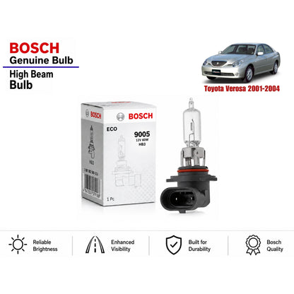 Toyota Verosa 2001-2004 High Beam Headlight Bulb Bosch in Pakistan