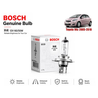 Toyota Vitz 2005-2010 Headlight Bulb Bosch in Pakistan