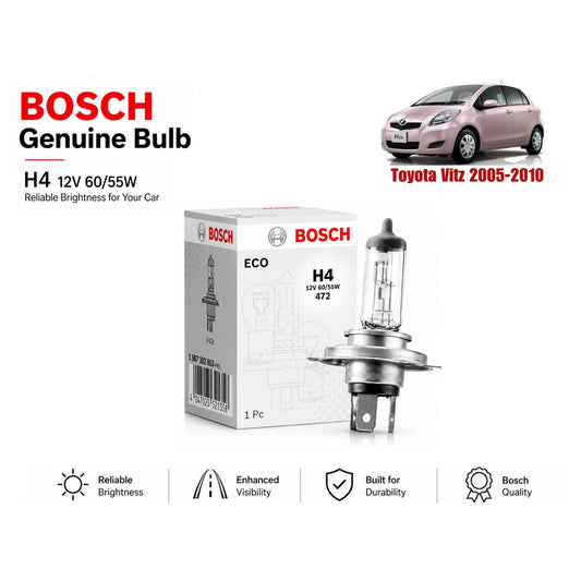 Toyota Vitz 2005-2010 Headlight Bulb Bosch in Pakistan