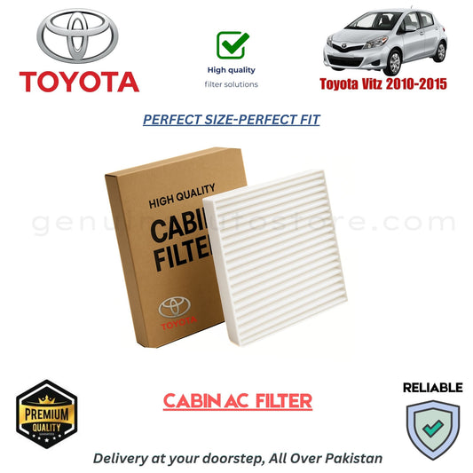 Toyota Vitz 2010-2015 CABIN AC FILTER in Pakistan. 100% Genuine, Reliable, Best Price, Cash on Delivery Available 