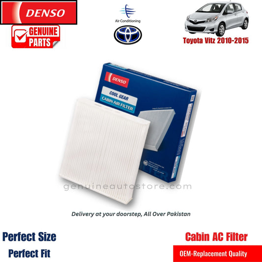 Toyota Vitz 2010-2015 Denso Genuine Cabin Ac Filter in Pakistan. 100% Genuine, Reliable, Best Price, Cash on Delivery Available   