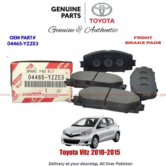 Toyota Vitz 2010-2015 Genuine Front Brake Pads 04465-YZZE3 Pakistan