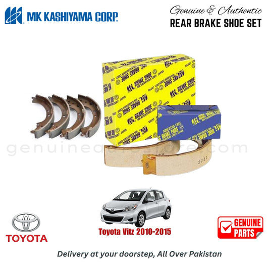 Toyota Vitz 2010-2015 MK JAPAN REAR BRAKE SHOE SET in Pakistan. 100% Genuine, Reliable, Best Price, Cash on Delivery Available