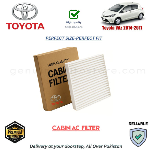 Toyota Vitz 2014-2017 CABIN AC FILTER in Pakistan. 100% Genuine, Reliable, Best Price, Cash on Delivery Available 