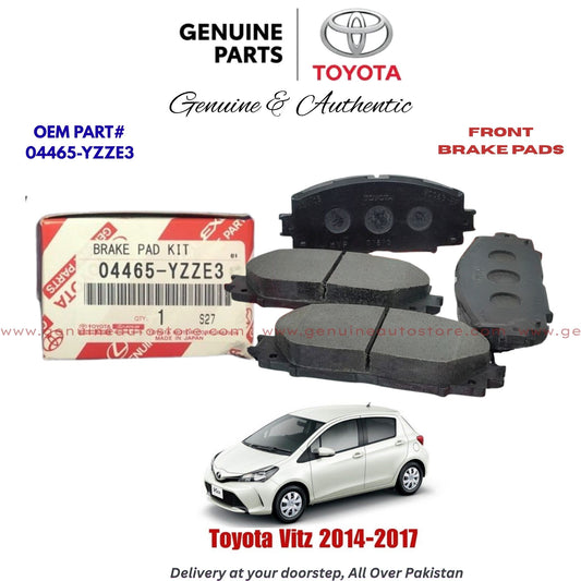 Toyota Vitz 2014-2017 Genuine Front Brake Pads 04465-YZZE3 Pakistan