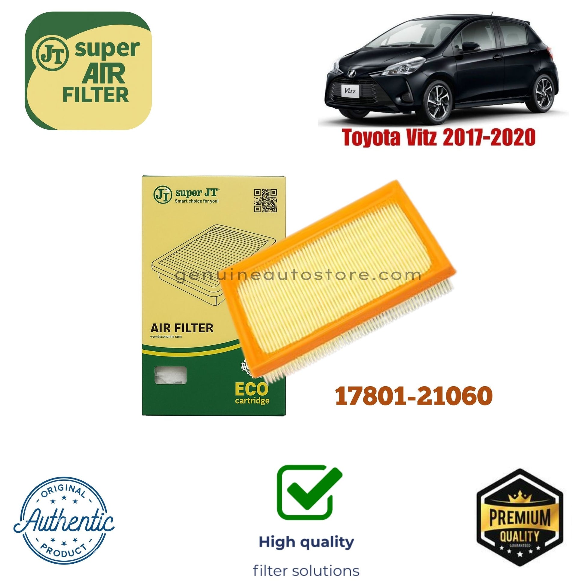 Toyota Vitz 2017-2020 Air Filter Super JT 17801-21060 in Pakistan
