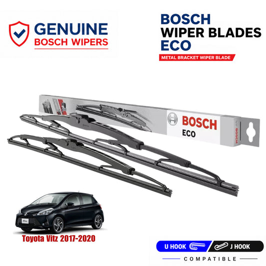 Bosch Genuine metal front wiper set for Toyota Vitz 2017-2020, pair of two